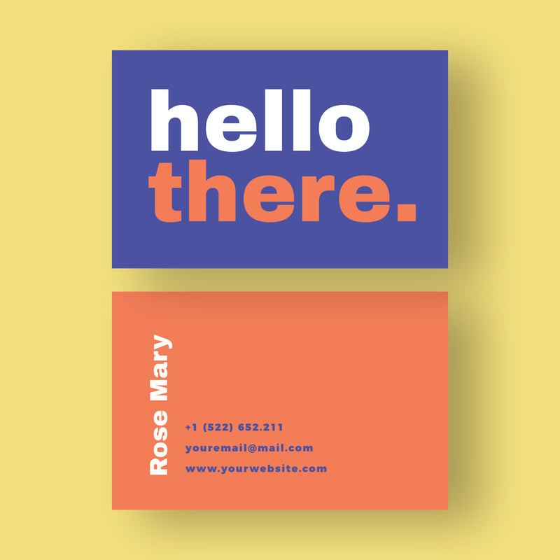 Double Sided Standard Business Cards