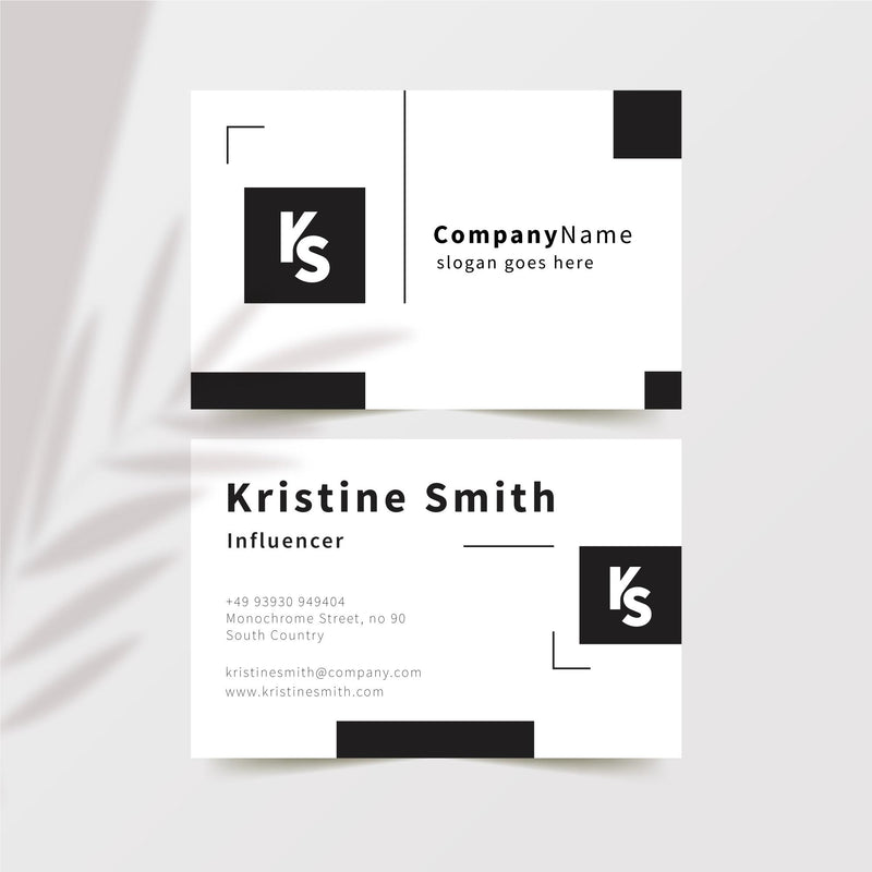 Double Sided Standard Business Cards