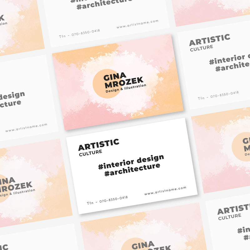 Double Sided Standard Business Cards