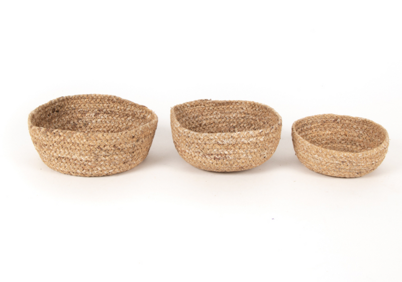 Water Hyacinth Bowls Set - 4 ONLY